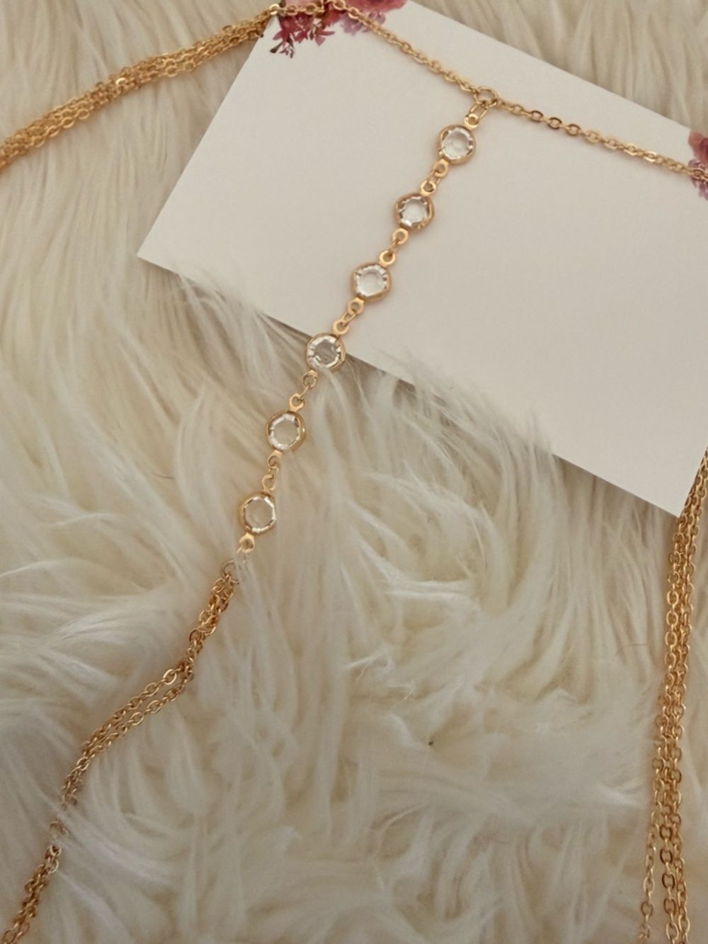 Gold and stone bodychain - Picture 5 of 5